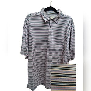 Donald Ross Men's Stretch Performance Casual Golf Polo size L Lightweight Resort